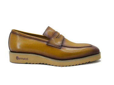 Carrucci Shoes Chic Patina Burnished Penny Loafer