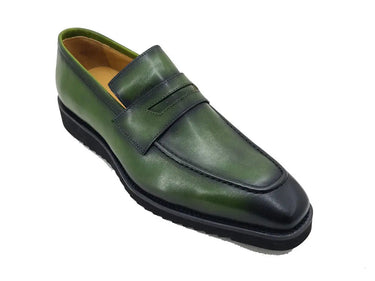 Carrucci Shoes Chic Patina Burnished Penny Loafer