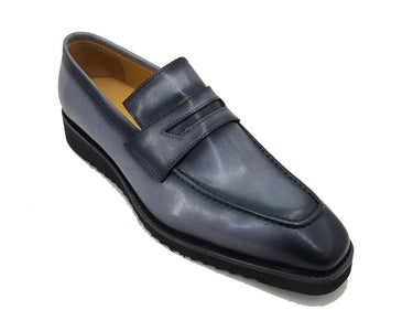 Carrucci Shoes Chic Patina Burnished Penny Loafer