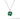 Clover Pendant - Malachite