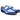 Carrucci Shoes Contrast Two Tone Penny Loafer in Navy White #color_ Navy White
