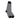 Vannucci Polka Dot Dress Socks Mercerized Cotton, Mid-Calf Length in Black / Silver