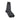 Vannucci Striped Cotton Dress Socks Mercerized Cotton, Mid-Calf Length in Black