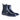 Crocodile Embossed Chelsea Boot in Black