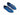 Crocodile Embossed Leather Sneaker in Blue #color_ Blue