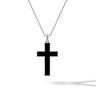 Stone Cross (Large) - Black Onyx in #color_