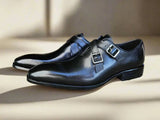 Carrucci Shoes Cross Straps Wholecut Oxford Shoe