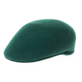 Ferrecci English in Hunter Green Wool Flat Cap