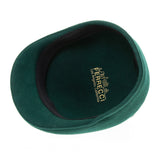 Ferrecci English in Hunter Green Wool Flat Cap