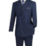 Vinci Navy Regular Fit Double Breasted Suit - DPP