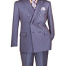 Vinci Dusty Purple Regular Fit Double Breasted Suit - DRK-5