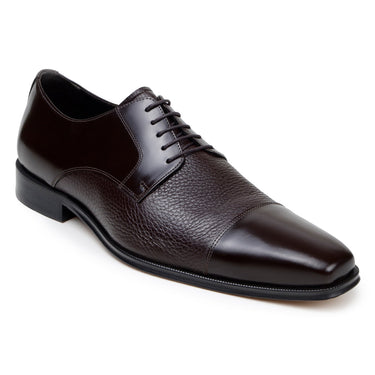 Belvedere Alexander in Brown Premium Italian Deerskin Leather Oxfords