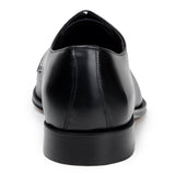 Belvedere Alexander in Black Premium Italian Deerskin Leather Oxfords