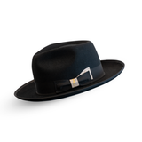 Bellissimo Fox in Black Fur Felt Fedora