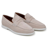 Belvedere Niko in Sand Suede Penny Loafer Sneaker