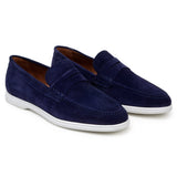 Belvedere Niko in Navy Suede Penny Loafer Sneaker