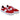 Belvedere Olivier in Red / White Men's Low-Top Suede Sneaker