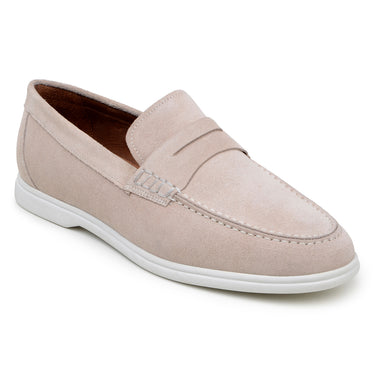 Belvedere Niko in Sand Suede Penny Loafer Sneaker