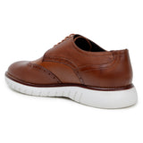 Belvedere Enzo in Antique Tan Men's Leather Wingtip Hybrid Oxfords