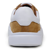 Belvedere Olivier in Tan / White Men's Low-Top Suede Sneaker