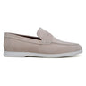 Belvedere Niko in Sand Suede Penny Loafer Sneaker in Sand #color_ Sand