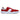 Belvedere Olivier in Red / White Men's Low-Top Suede Sneaker in Red