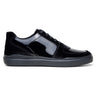 Belvedere Edmound in Black Men's Patent Leather and Suede Sneakers in Black