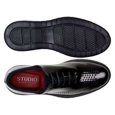 Belvedere Maxim in Black Patent Leather Sneaker