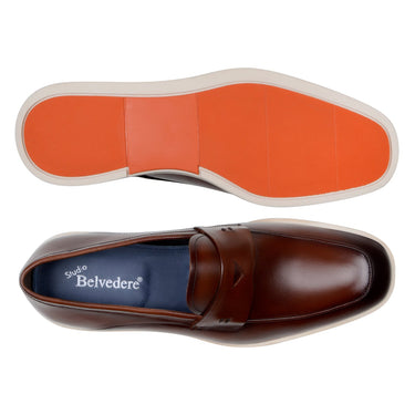 Belvedere Maurizio in Cognac Hybrid Loafer