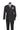 Vinci Black Regular Fit Double Breasted Suit - DSS-4