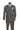 Vinci Charcoal Regular Fit Double Breasted Suit - F-DSS