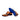 DapperFam Aeron in Cognac / Denim Men's Hand-Painted Patina Full Brogue