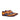 DapperFam Aeron in Cognac / Denim Men's Hand-Painted Patina Full Brogue in Cognac / Denim