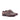 DapperFam Aeron in Dark Brown Men's Italian Embossed & Pebble Grain Leather Full Brogue in Dark Brown