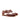 DapperFam Aeron in Med Brown / White Men's Italian Leather Full Brogue in Med Brown / White