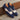 DapperFam Aeron in Navy / White Men's Italian Suede Full Brogue