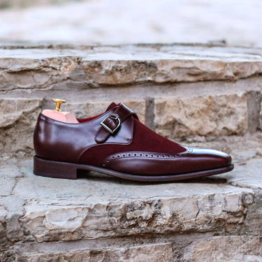 burgundy italian dress shoes Italian Handmade Burgundy Red Patent Leather Wingtips Spectator Dress Shoes for Men Oxford Shoes, Brogue Shoes, Fashion Shoes US 10.5