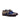 DapperFam Brenno in Dark Brown / Navy / Tweed Men's Sartorial & Italian Suede & Embossed Leather Single Monk in Dark Brown / Navy / Tweed