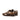 DapperFam Brenno in Herringbone / Brown Men's Sartorial & Hand-Painted Patina Single Monk