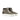 DapperFam Dante in Grey Women's Linen & Lux Suede High Top in Grey B - Standard width fit