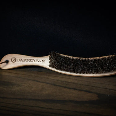 DapperFam Hat Brush Genuine Horsehair in