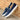 DapperFam King in Navy Men's Linen Belgian Sneaker