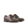 DapperFam Lorenzo in Dark Brown Men's Italian Leather Derby Split Toe in Dark Brown