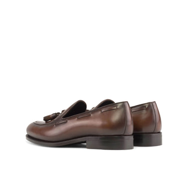 DapperFam Luciano in Med Brown Men's Italian Leather Loafer in