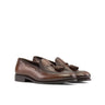 DapperFam Luciano in Med Brown Men's Italian Leather Loafer in Med Brown #color_ Med Brown