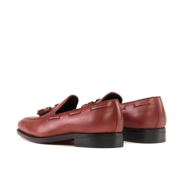 DapperFam Luciano in Red Men's Italian Leather Loafer in #color_