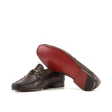 DapperFam Mariner in Dark Brown Men's Italian Leather Moccasin