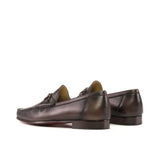 DapperFam Mariner in Dark Brown Men's Italian Leather Moccasin