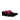 DapperFam Monaco in Black / Red Men's Italian Suede Double Monk in Black / Red