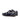 DapperFam Monaco in Navy Men's Italian Leather & Lux Suede Double Monk